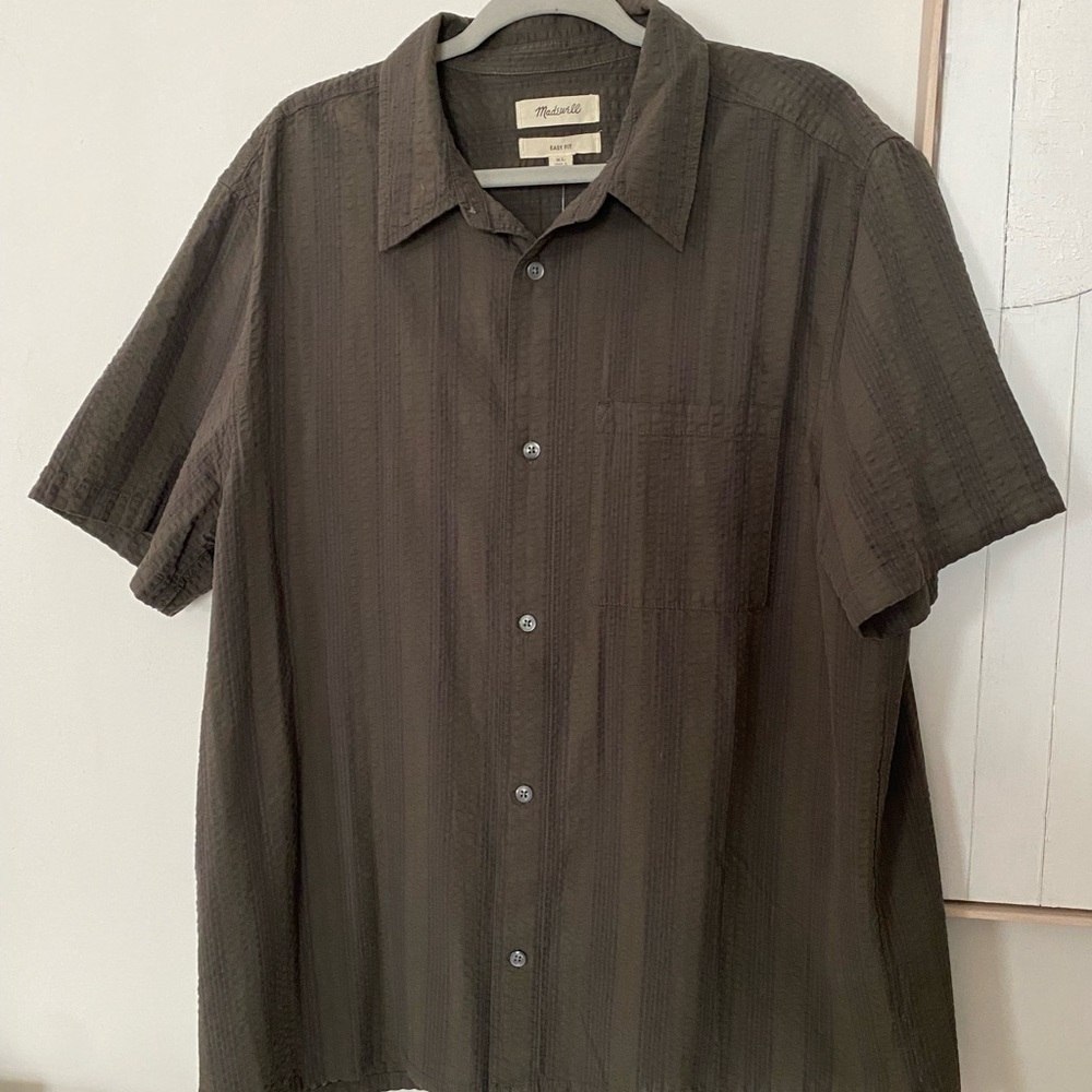 Madewell Brown Casual Button Down Shirt